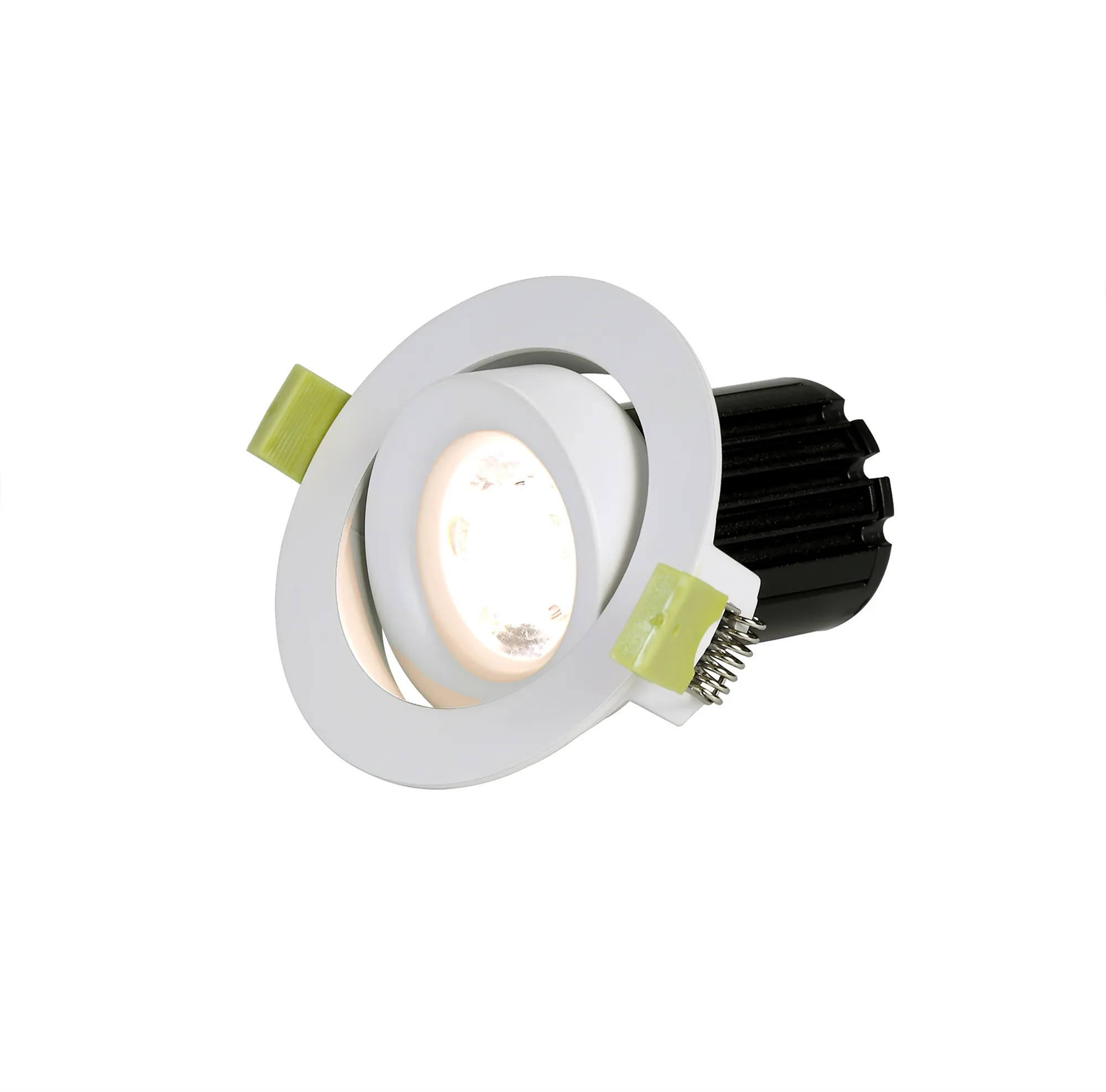 DM201249  Bruve 10 Tridonic powered 10W 2700K 750lm 12° CRI>90 LED Engine Adjustable Round Matt White Fixed Spot light, IP20